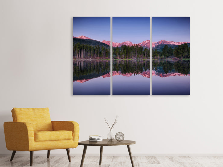 3 darab Vászonképek Sprague Lake Rocky Mountains