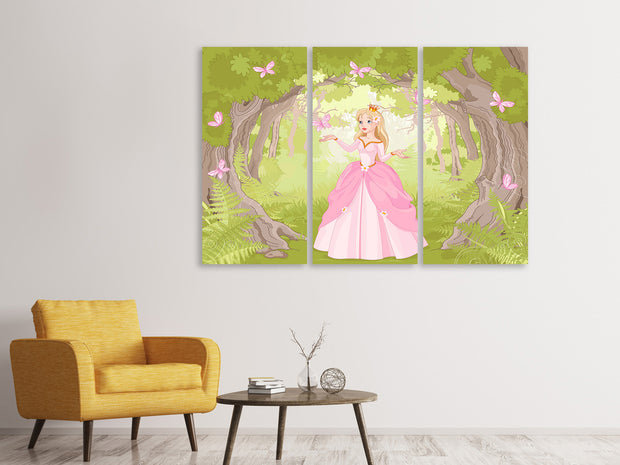 3 darab Vászonképek Princess in the Wood