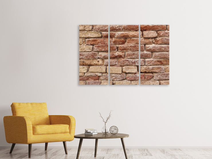 3 darab Vászonképek Loft Wall