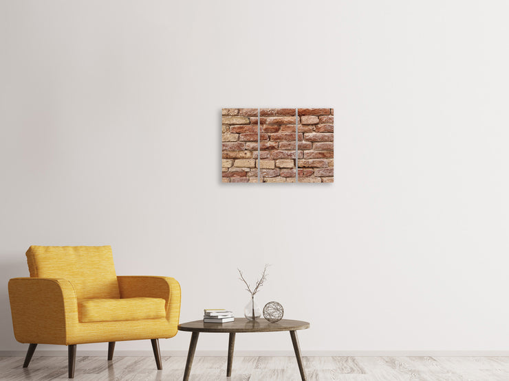 3 darab Vászonképek Loft Wall