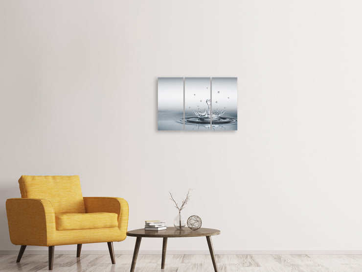 3 darab Vászonképek Water Figure