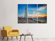 3 darab Vászonképek Sunset At The Lighthouse
