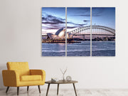3 darab Vászonképek Skyline Sydney Opera House