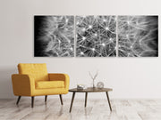 3 darab Vászonképek Panoramic Dandelion in XXL