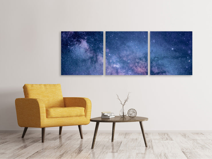 3 darab Vászonképek Panoramic constellations