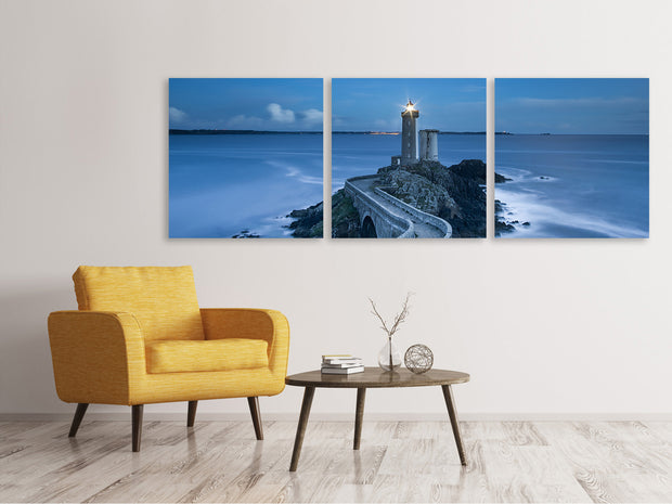 3 darab Vászonképek Panoramic The way to the lighthouse
