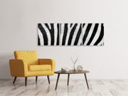 3 darab Vászonképek Panoramic Strip of the zebra