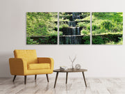 3 darab Vászonképek Panoramic Design waterfall