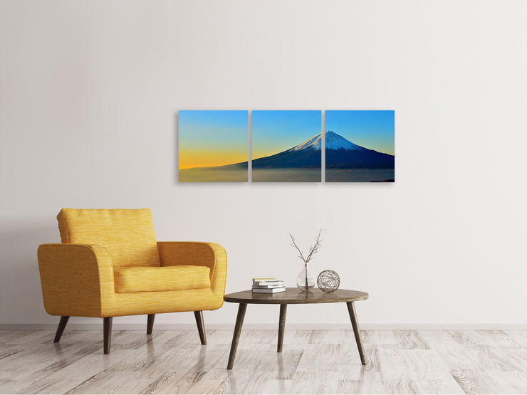3 darab Vászonképek Panoramic Imposing Mount Fuji