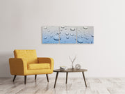 3 darab Vászonképek Panoramic Raindrop in XXL