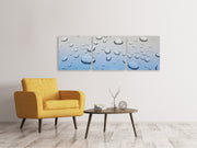 3 darab Vászonképek Panoramic Raindrop in XXL