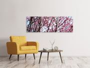 3 darab Vászonképek Panoramic Japanese Cherry Blossom