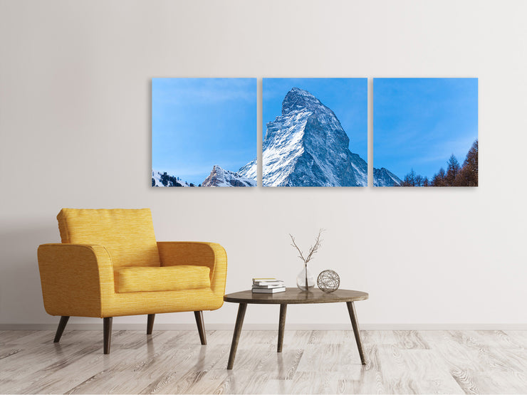 3 darab Vászonképek Panoramic The Majestic Matterhorn