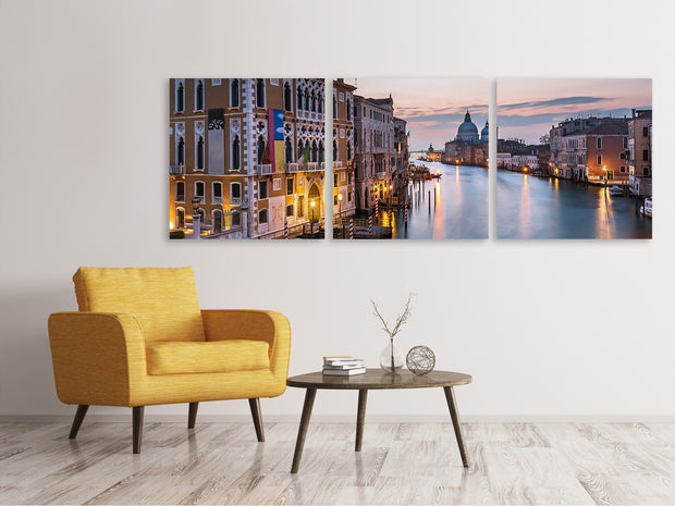 3 darab Vászonképek Panoramic Romantic Venice