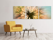 3 darab Vászonképek Panoramic XXL Dandelion