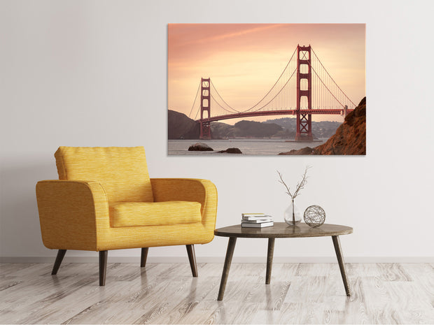 Vászonképek Golden Gate Bridge in the evening light