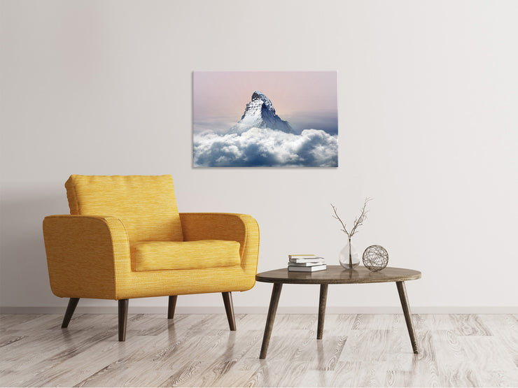 Vászonképek Matterhorn in clouds