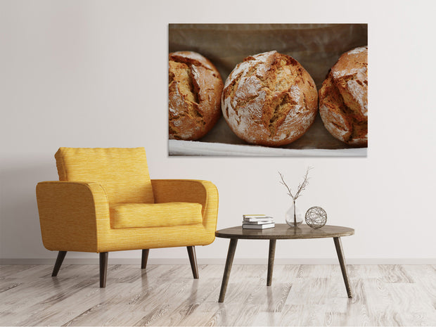 Vászonképek Fresh rye bread rolls