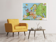 Vászonképek Map Europe