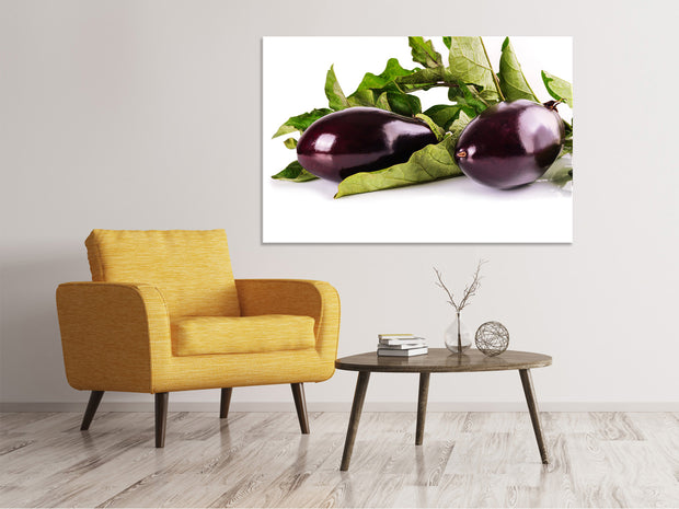 Vászonképek Fresh eggplants