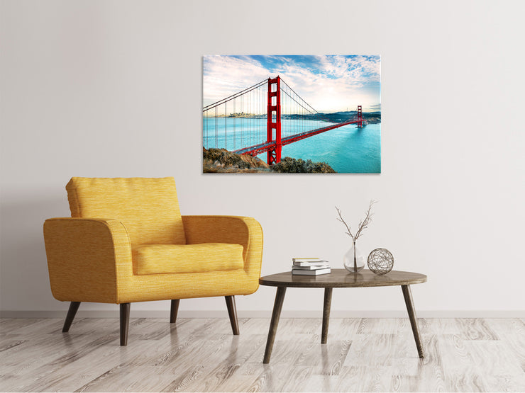 Vászonképek Red Golden Gate Bridge