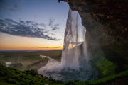 Fotótapéták Evening mood at the waterfall