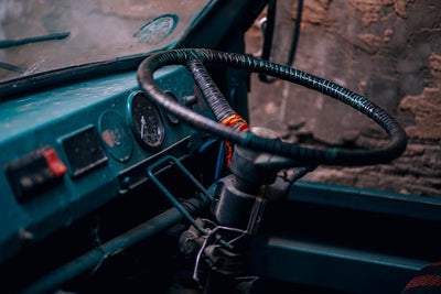 Fotótapéták Old vehicle cabin