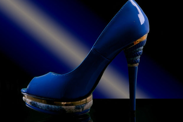 Fotótapéták The blue high heel