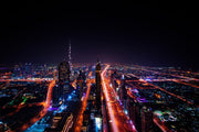 Fotótapéták The colorful lights of Dubai