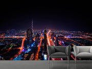Fotótapéták The colorful lights of Dubai