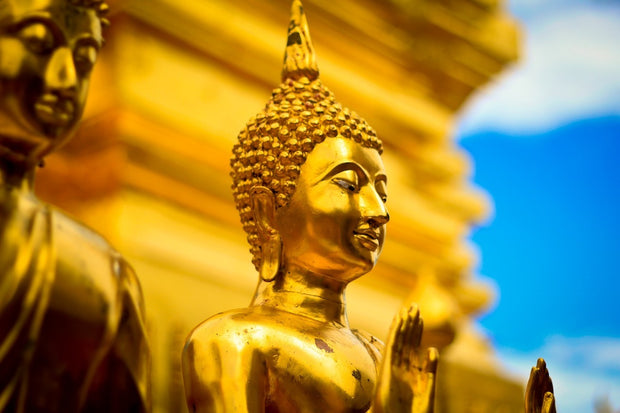 Fotótapéták The golden buddhas