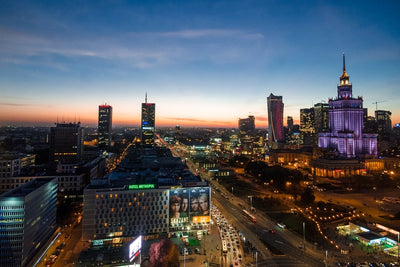 Fotótapéták The lights of Warsaw