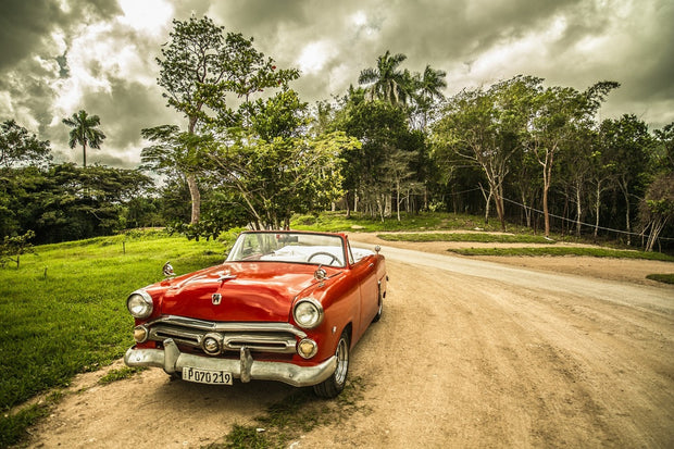 Fotótapéták A vintage car in Cuba