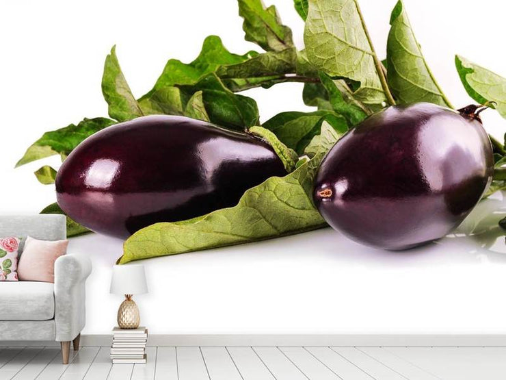 Fotótapéták Fresh eggplants