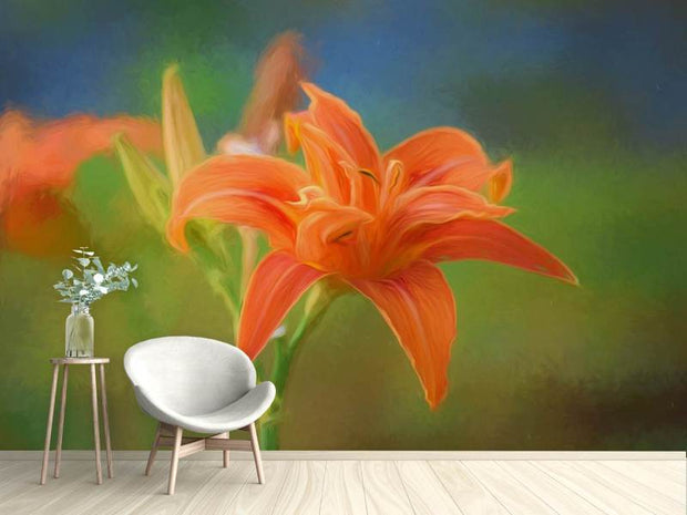 Fotótapéták Painting of a lily