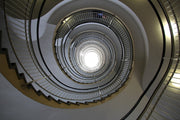 Fotótapéták High spiral staircase