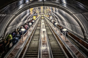 Fotótapéták in the metro