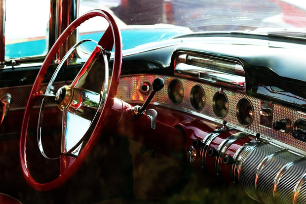 Fotótapéták Interior of a vintage car