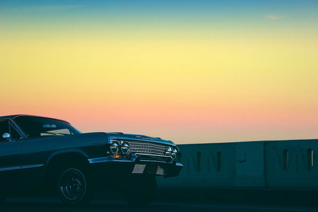 Fotótapéták Vintage car in the evening light