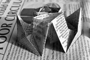 Fotótapéták Origami newspaper
