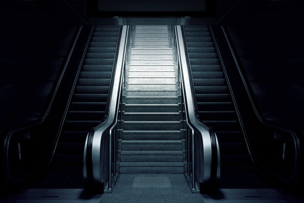 Fotótapéták Escalator in the dark