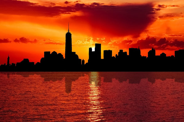 Fotótapéták NYC skyline at dusk