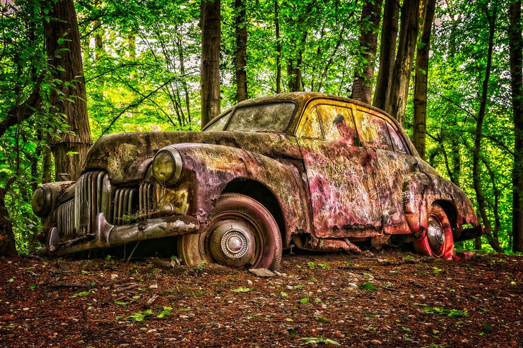 Fotótapéták Abandoned classic car