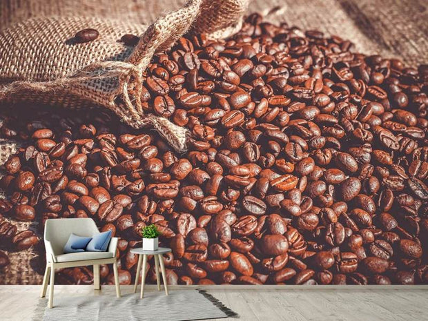 Fotótapéták Many coffee beans