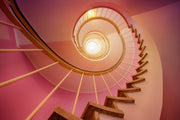 Fotótapéták Spiral staircase in pink