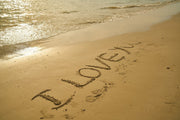 Fotótapéták Sign in the sand