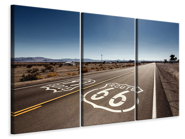 3 darab Vászonképek Route 66