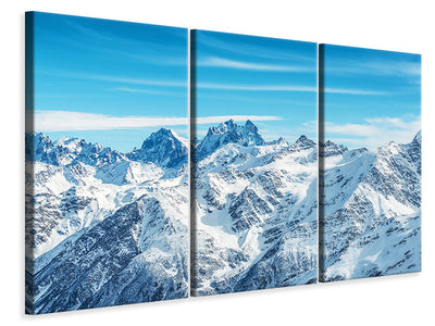 3 darab Vászonképek Alpine Panorama