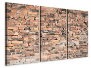 3 darab Vászonképek Old Brick Wall