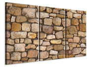 3 darab Vászonképek Old Brick
